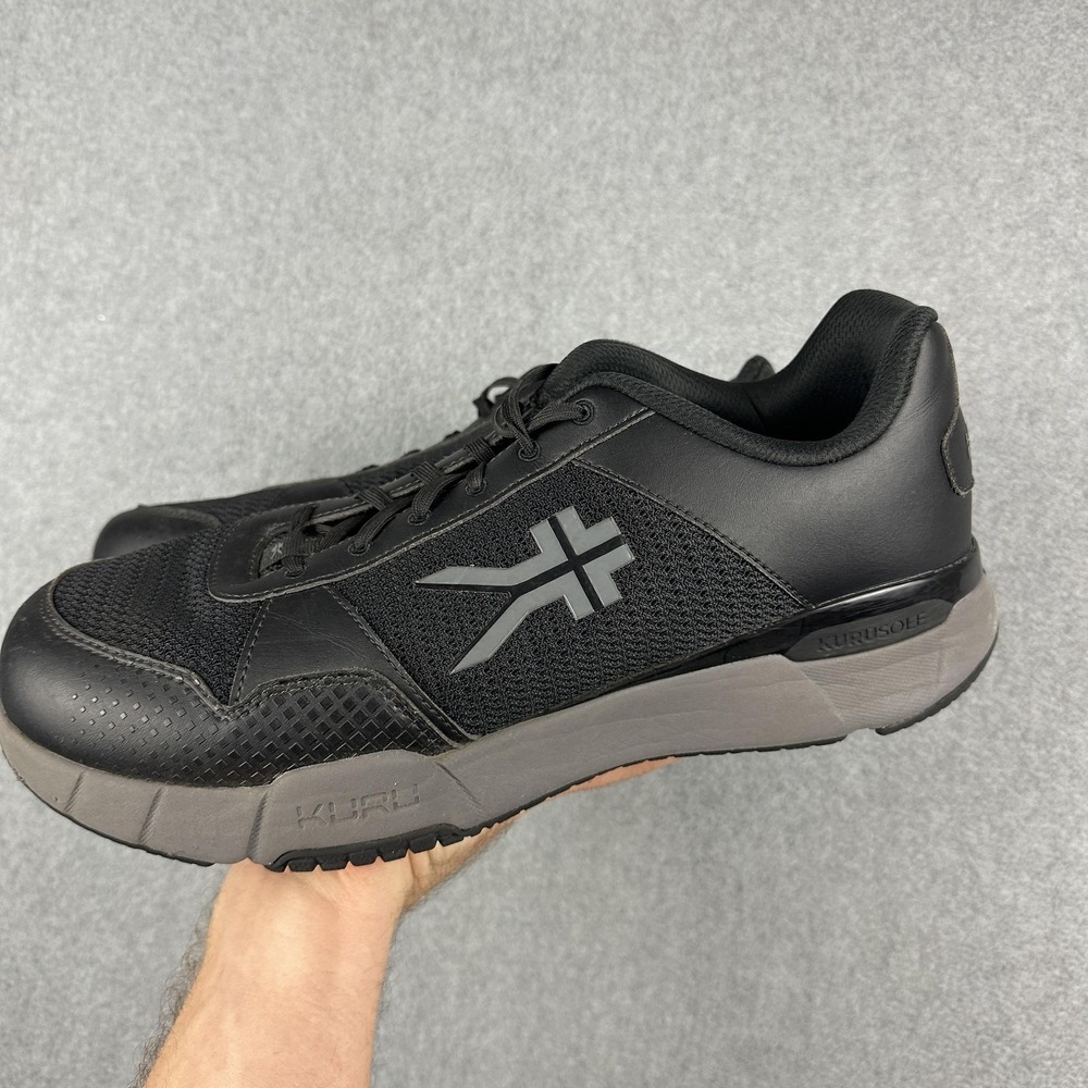 KURU Shoes Mens Size 14 Wide Black Mesh Walking Athletic Sneakers 105007140 - Picture 3 of 11